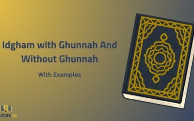 Idgham with Ghunnah And Without Ghunnah With Examples