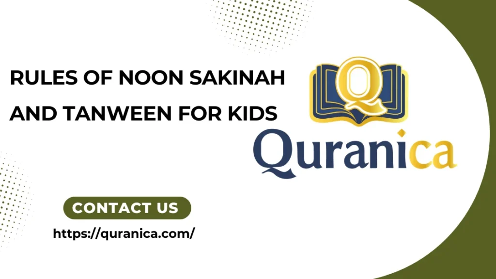 Rules of Noon Sakinah and Tanween for Kids