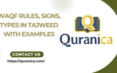Waqf Rules, Signs, Types in Tajweed With Examples