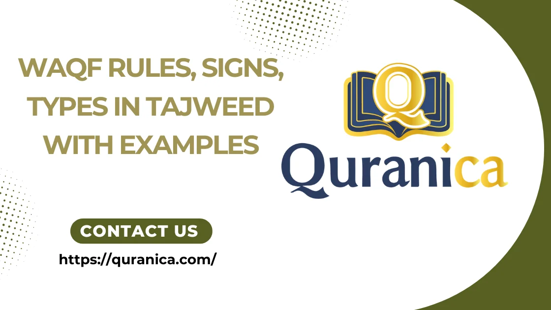 Waqf Rules, Signs, Types in Tajweed With Examples Waqf Rules, Signs, Types in Tajweed With Examples