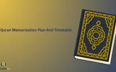 Quran Memorization Plan And Timetable